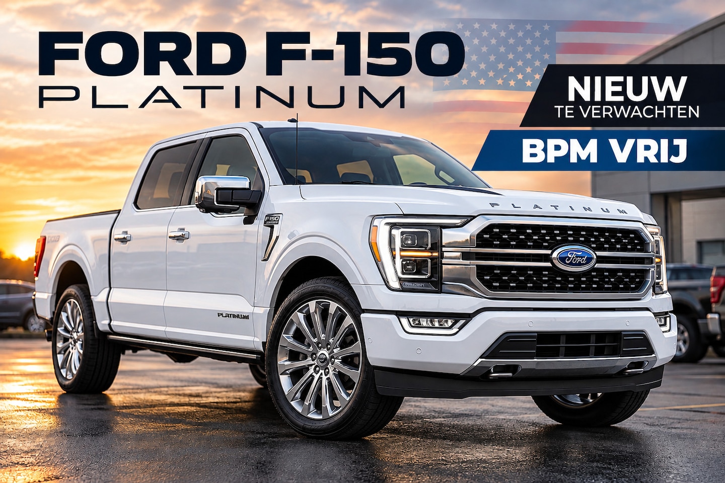Ford F150 - USA Platinum Crew Cab 4x4 Geheel rijklaar incl Garantie en LPG volledig BPM vrij - AutoWereld.nl