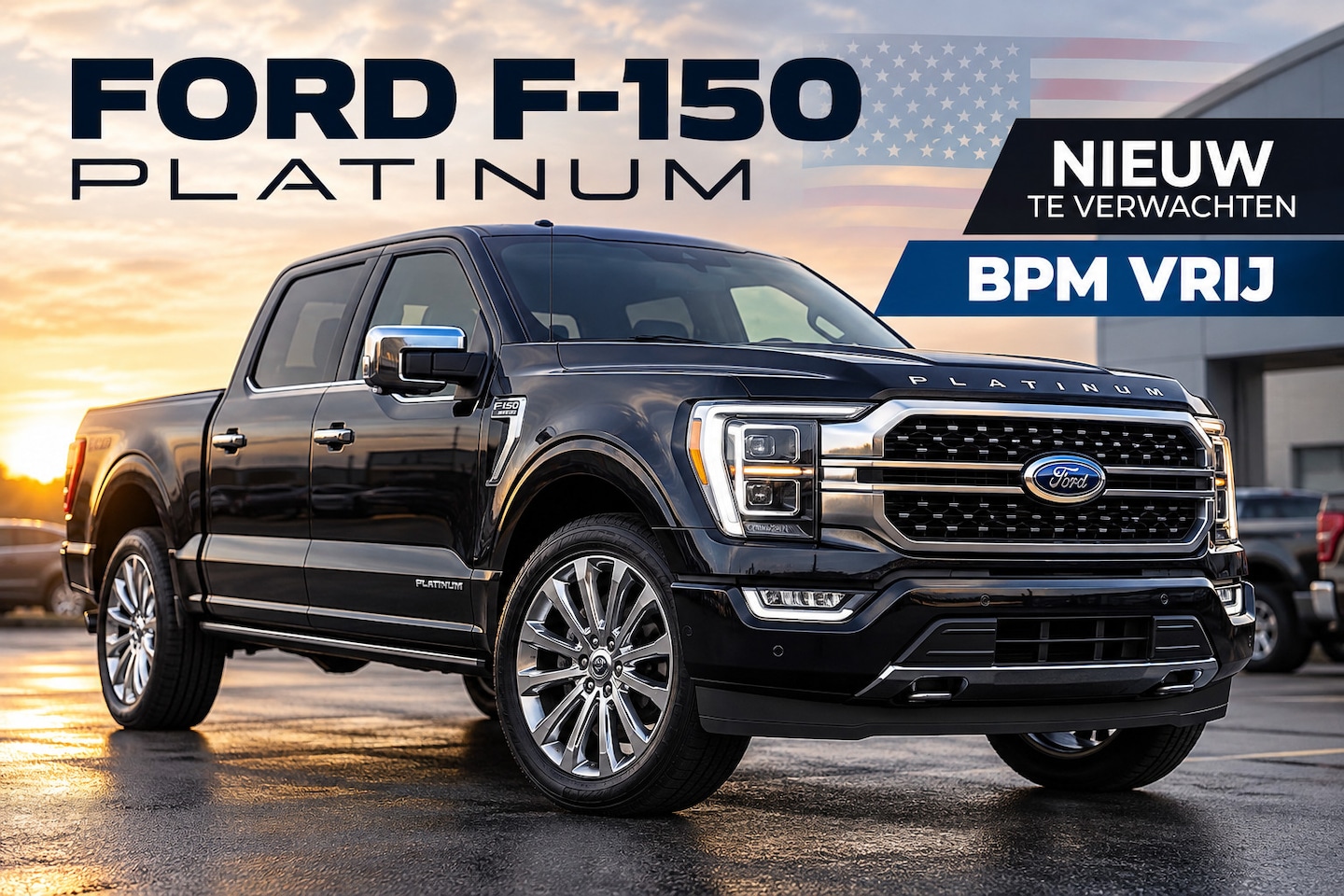 Ford F150 - USA Platinum Crew Cab 4x4 Geheel rijklaar incl Garantie en LPG volledig BPM vrij - AutoWereld.nl