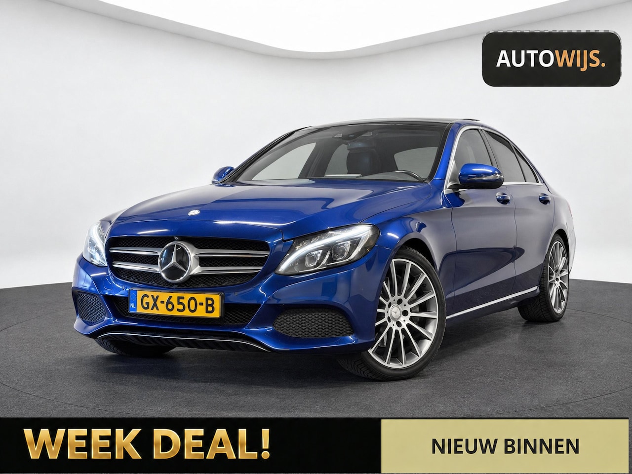 Mercedes-Benz C-klasse - 350 e Lease Edition|PANO|LEDER|BURMESTER|NL AUTO|VOL! - AutoWereld.nl
