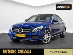 Mercedes-Benz C-klasse - 350 e Lease Edition|PANO|LEDER|BURMESTER|NL AUTO|VOL