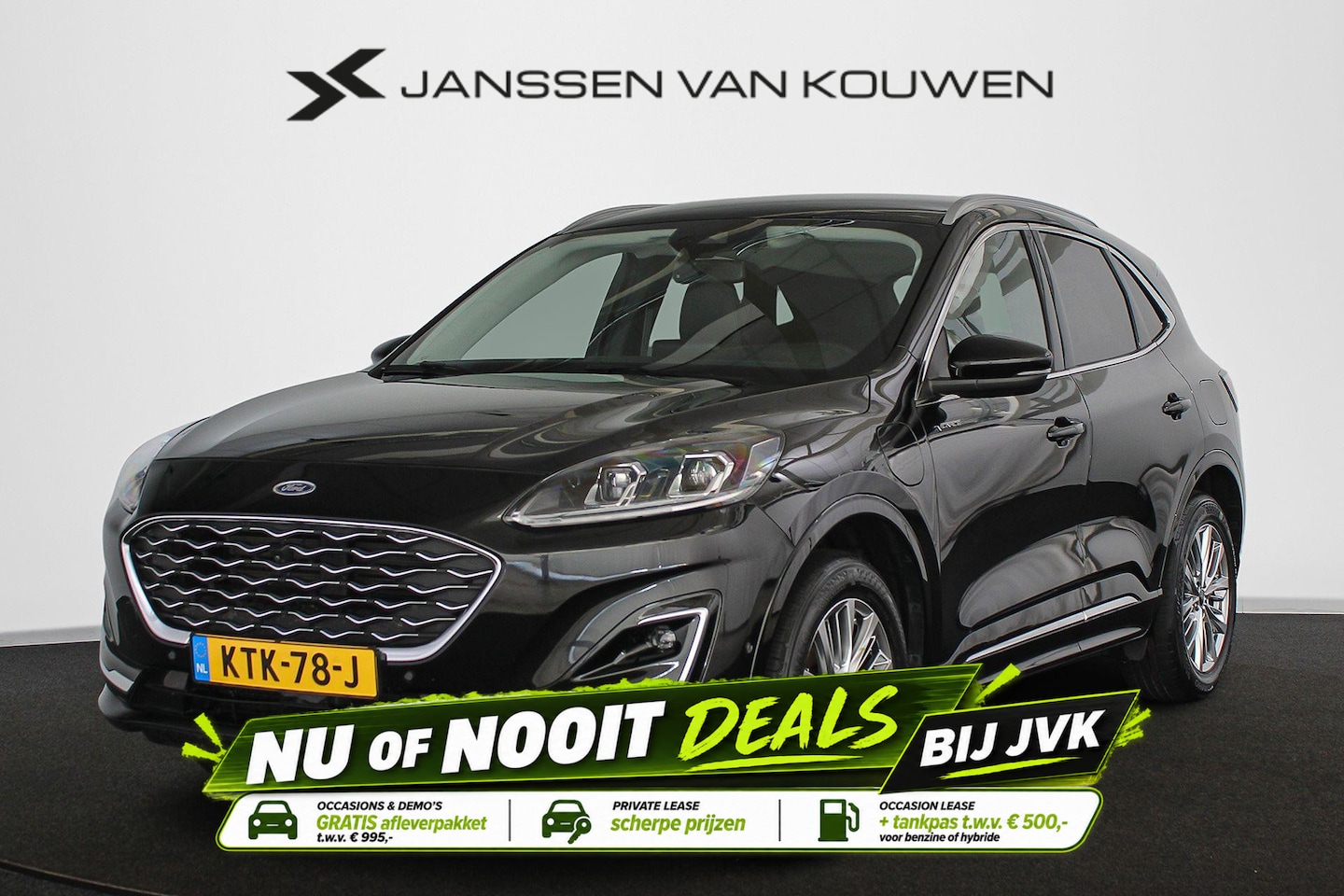 Ford Kuga - 2.5 PHEV Vignale Stuur-Stoelverwarming B&O Head-Up Leder - AutoWereld.nl