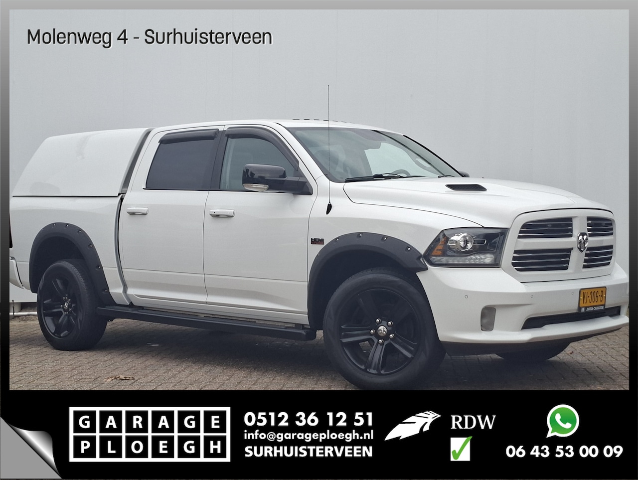 Dodge Ram 1500 - 5.7 V8 Quad Cab 6'4 LPG Trekhaak Pano Widebody Stoelverw+Ventilatie Alpine Orig.NL Voll.On - AutoWereld.nl