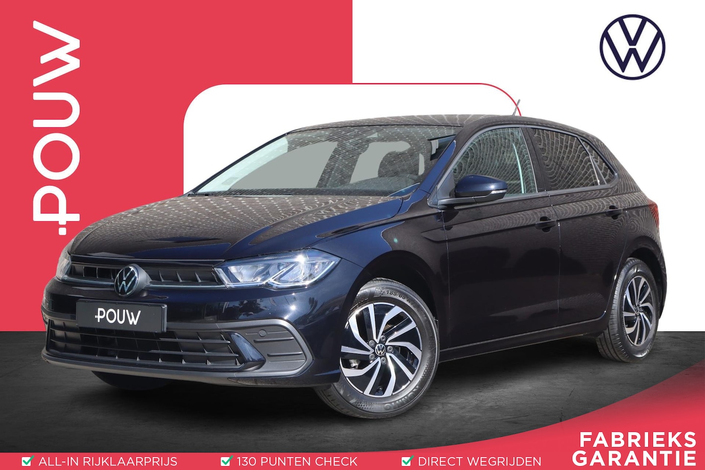 Volkswagen Polo - 1.0 TSI 95pk Life Edition | Achteruitrijcamera | 35% Getint Glas | Airconditioning - AutoWereld.nl