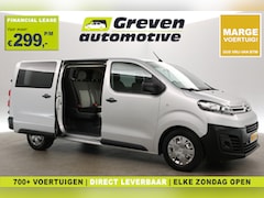 Citroën Jumpy - 2.0 BlueHDI L3H1 | Marge | Dubbele Cabine | Clima | Cruise | Carplay | Trekhaak | Parkeers