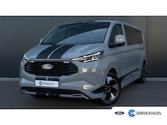 Ford Transit Custom - 320 2.5 PHEV L2H1 Sport DC | Elec. Verstelbare Stoel | Trekhaak Wegklapbaar | Led | Dubbel