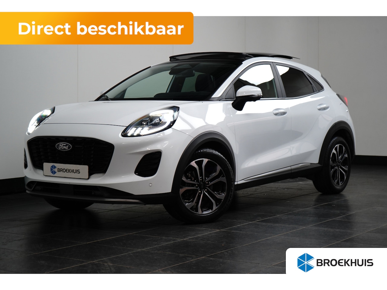 Ford Puma - Titanium | Adaptive Cruise Control / Stoel- en stuurwielverwarming / Elektrisch schuif/kan - AutoWereld.nl