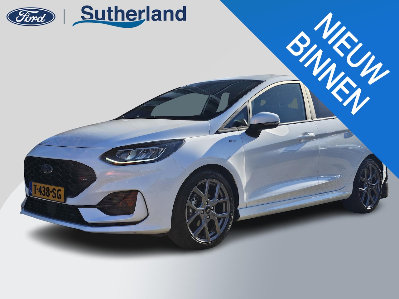 Ford Fiesta - 1.0 EcoBoost Hybrid ST-Line X Nieuwstaat | Led | PDC | Navigatie | Achteruitrijcamera | La - AutoWereld.nl