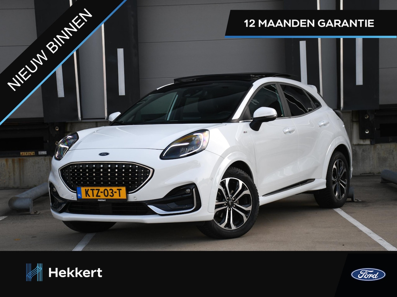 Ford Puma - ST-Line Vignale 1.0 EcoBoost Hybrid 155pk Automaat PANO | LEDER | MASSAGE | WINTER-PACK | - AutoWereld.nl