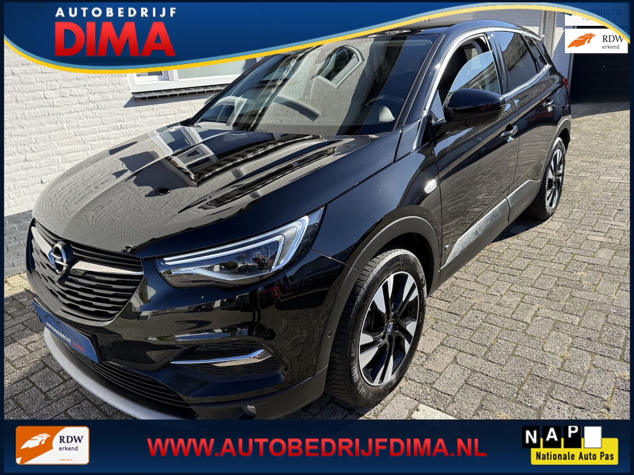 Opel Grandland X - 1.6 Turbo Hybrid Business Elegance/ 1e Eigenaar/ Navi/ Camera/ LED/ Afnb Trekhaak/ Leder - AutoWereld.nl