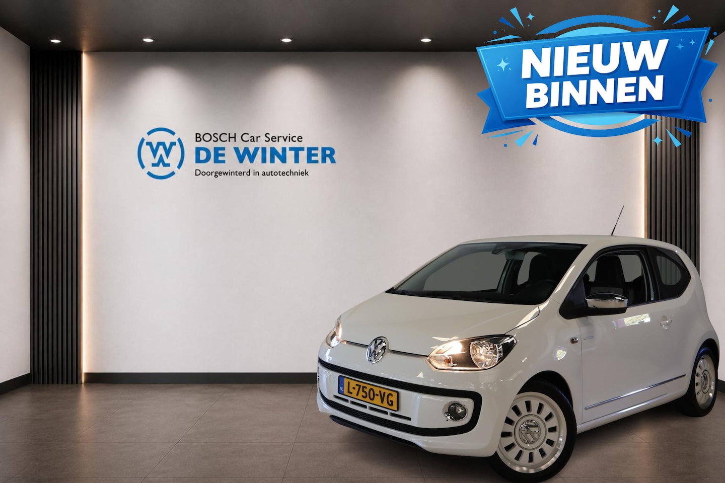 Volkswagen Up! - 1.0 high up! WHITE - AutoWereld.nl
