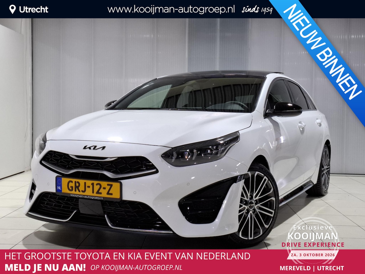 Kia Pro cee'd - 1.5 T-GDi GT-PlusLine AUTOMAAT, NL Auto, 10 jaar garantie, Stoel en stuur verwarming, Schu - AutoWereld.nl