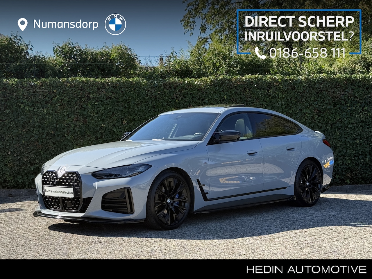 BMW 4-serie Gran Coupé - M440i xDrive | High Exe | M-Sport | Schuif-/Kanteldak | Elek. Stoelverst. | ACC | Getint G - AutoWereld.nl