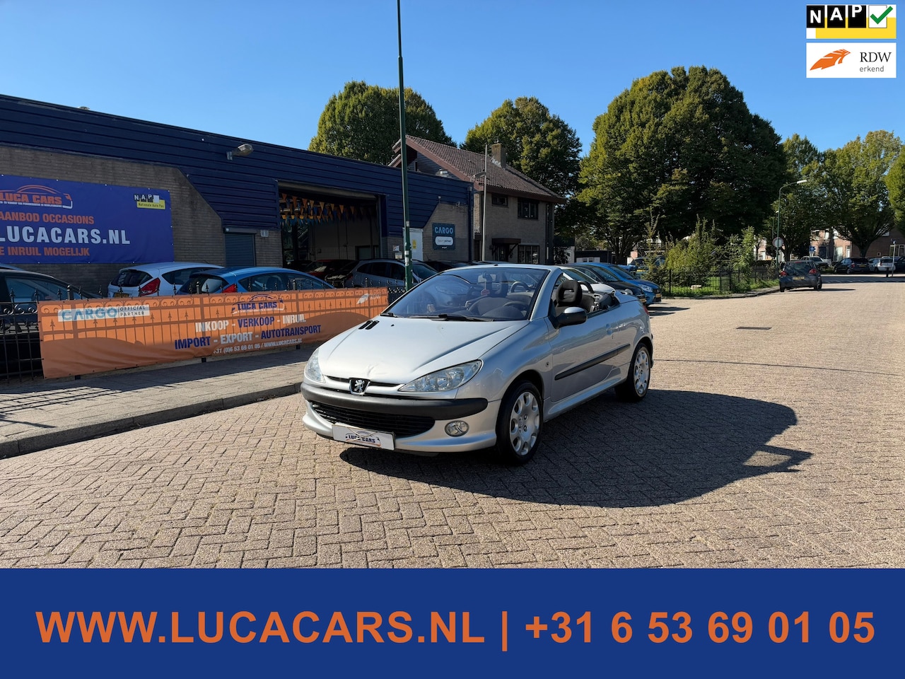 Peugeot 206 CC - 1.6-16V Airco NIEUWE APK! - AutoWereld.nl