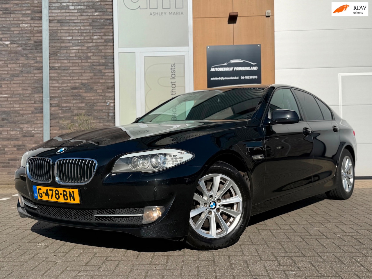 BMW 5-serie - 530i High Executive | HUD display | vol leder | nwe apk | - AutoWereld.nl