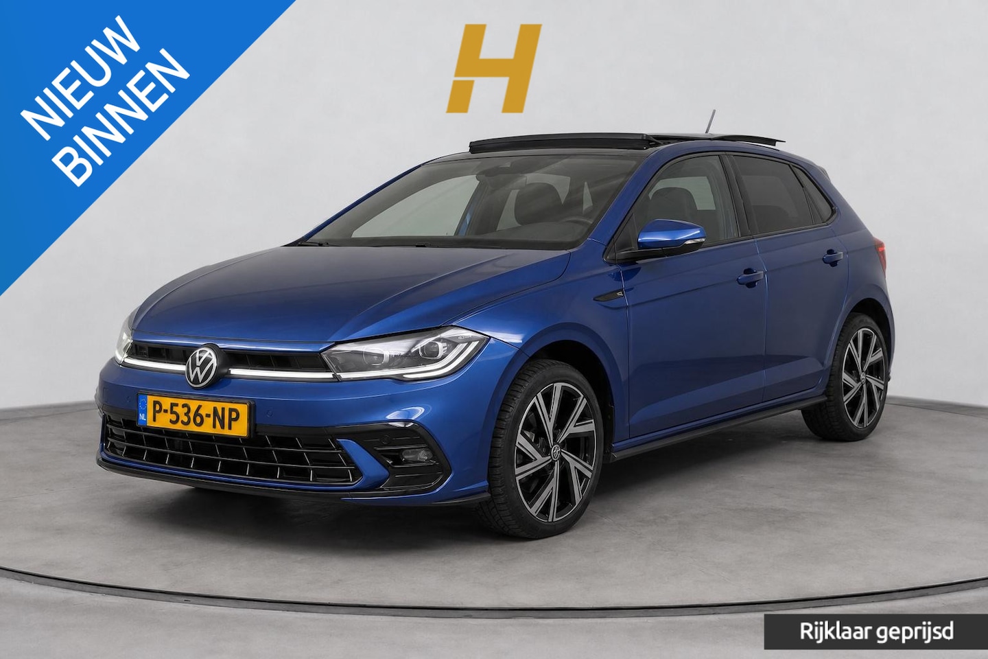 Volkswagen Polo - 1.0 TSI R-Line Business | Panoramadak | Navigatie | Stoelverwarming | Lm velgen | Keyless - AutoWereld.nl