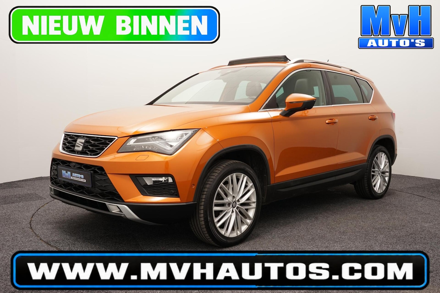 SEAT Ateca - 1.4 EcoTSI Xcellence|PANO|360ºCAM|TREKH|LUXE!|NAP - AutoWereld.nl