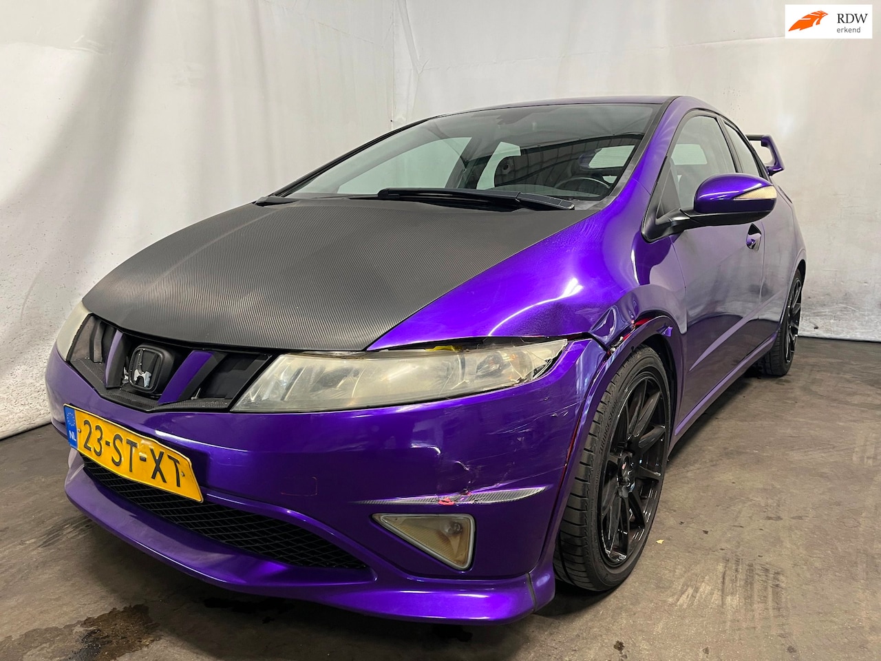 Honda Civic - 1.4 Sport - Linksvoorschade, Rondomgebruikersschade - AutoWereld.nl