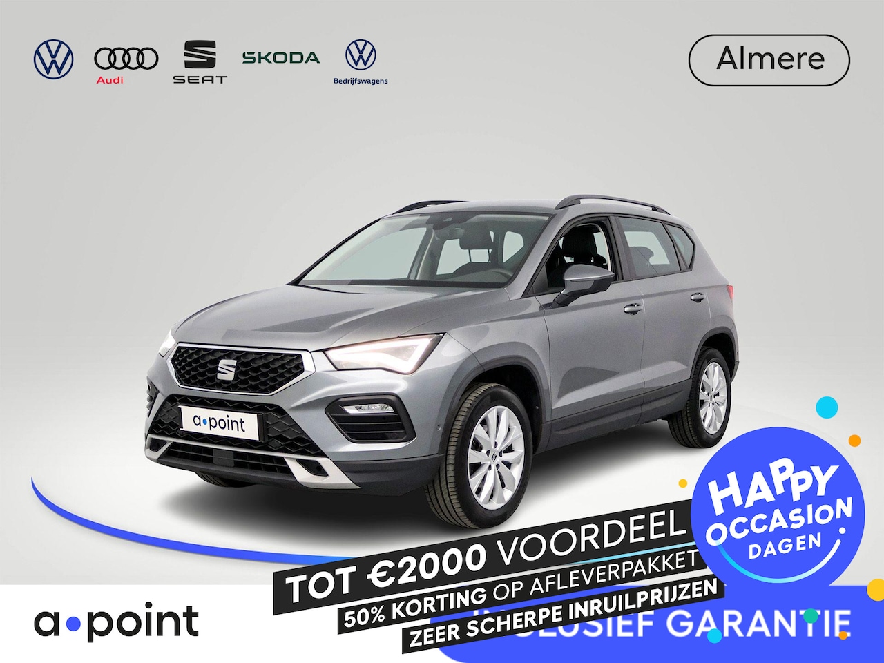 SEAT Ateca - 1.5 TSI Style Business Intense 150 pk Automaat | Navigatie | Parkeersensoren (Park assist) - AutoWereld.nl