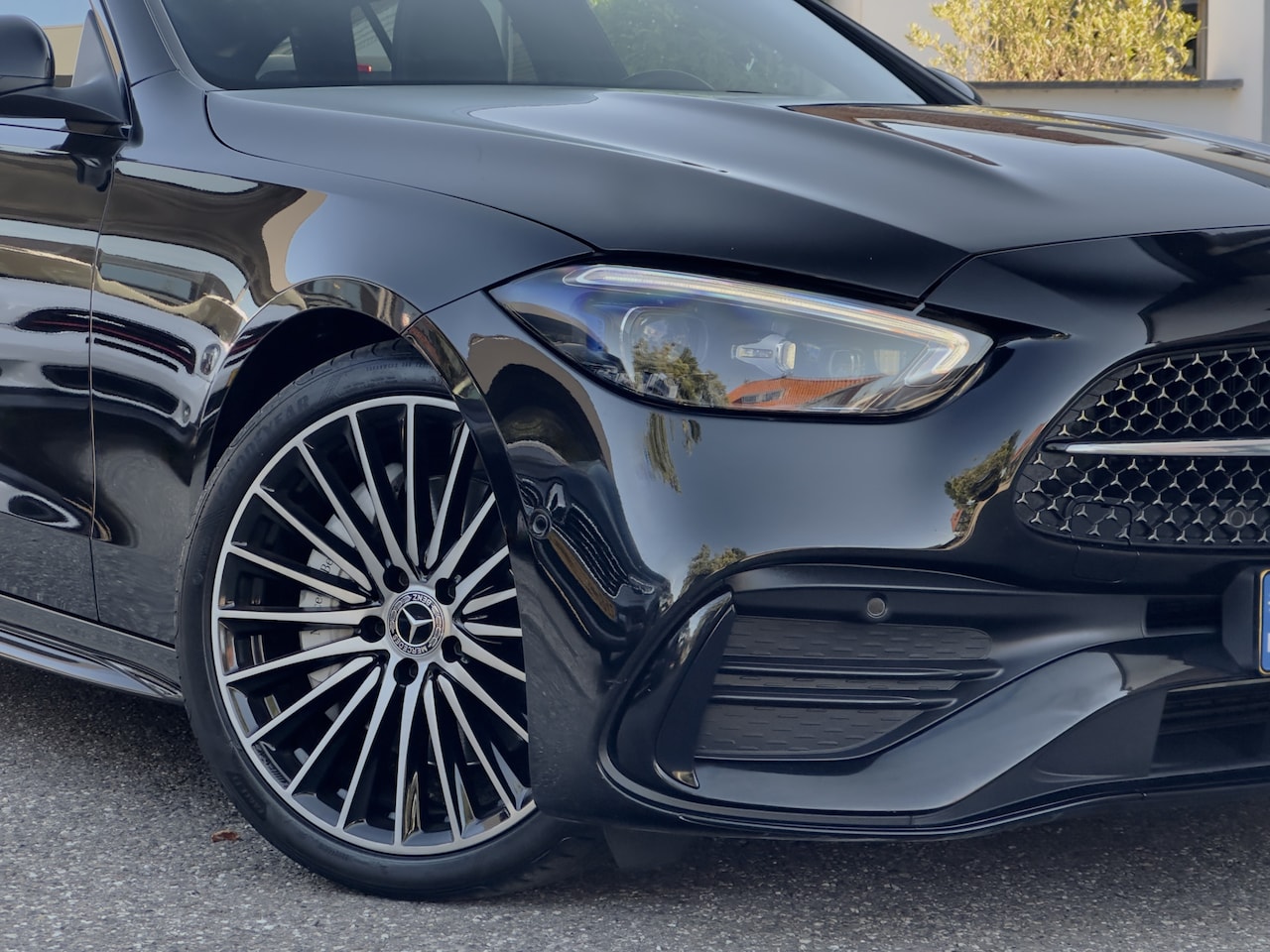 Mercedes-Benz C-klasse Estate - 200 AUT9 AMG-LINE PANODAK LEDER NAVI CAMERA DIGI-DASH APPLE-CARPLAY LED LMV PDC - AutoWereld.nl
