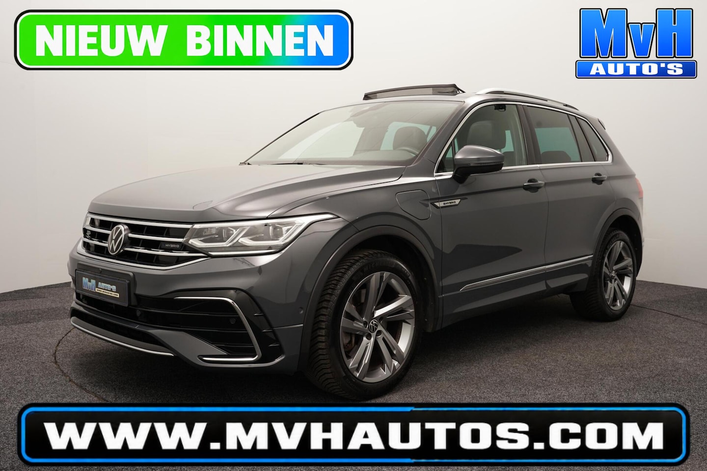 Volkswagen Tiguan - 1.4 TSI PHEV R-Line|PANO|STOEL/STUUR.VW|96%SOH - AutoWereld.nl