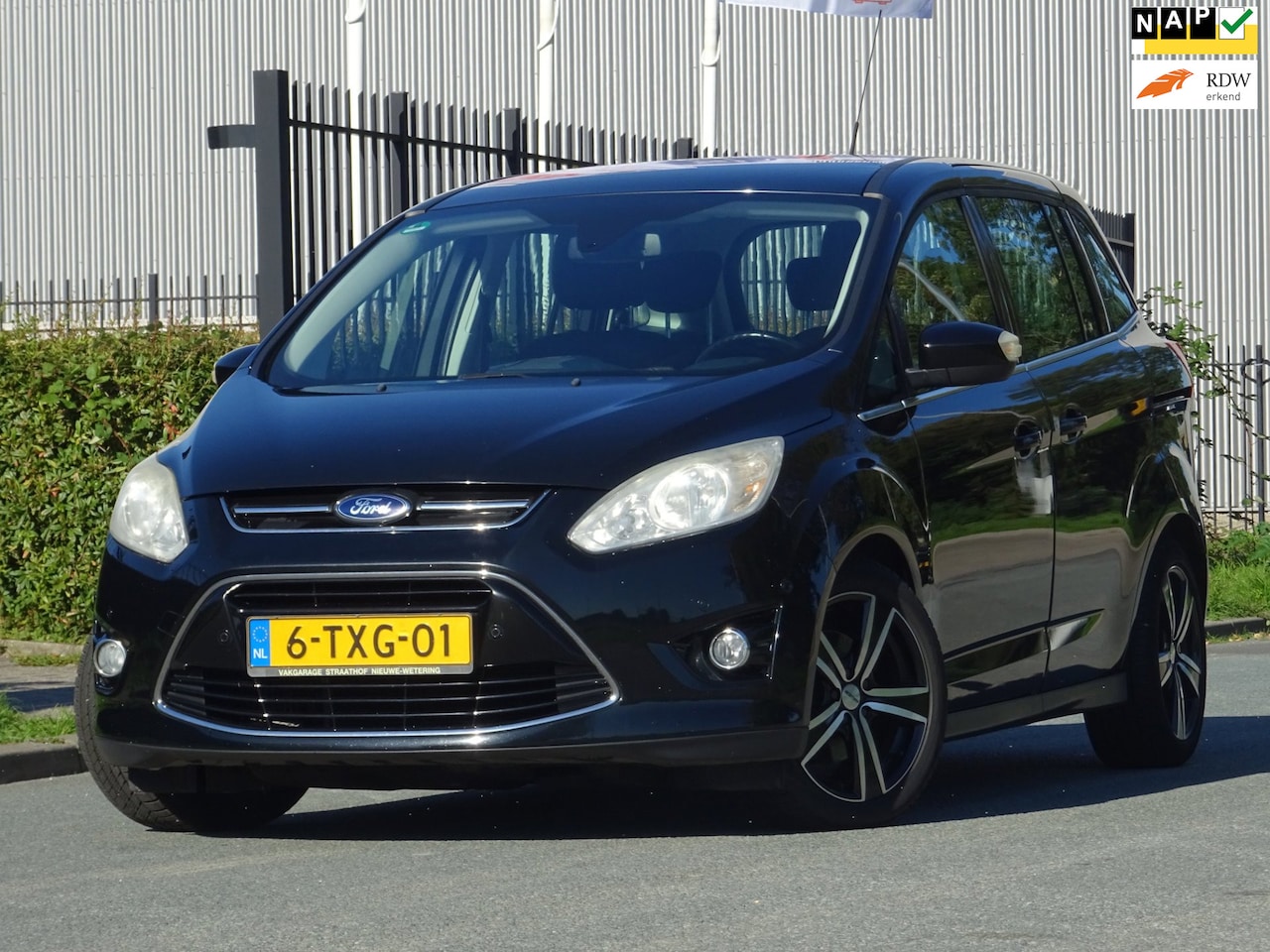 Ford Grand C-Max - 1.0 Titanium NAP/NAVI/CAMERA/CLIMA/PDC/APK - AutoWereld.nl