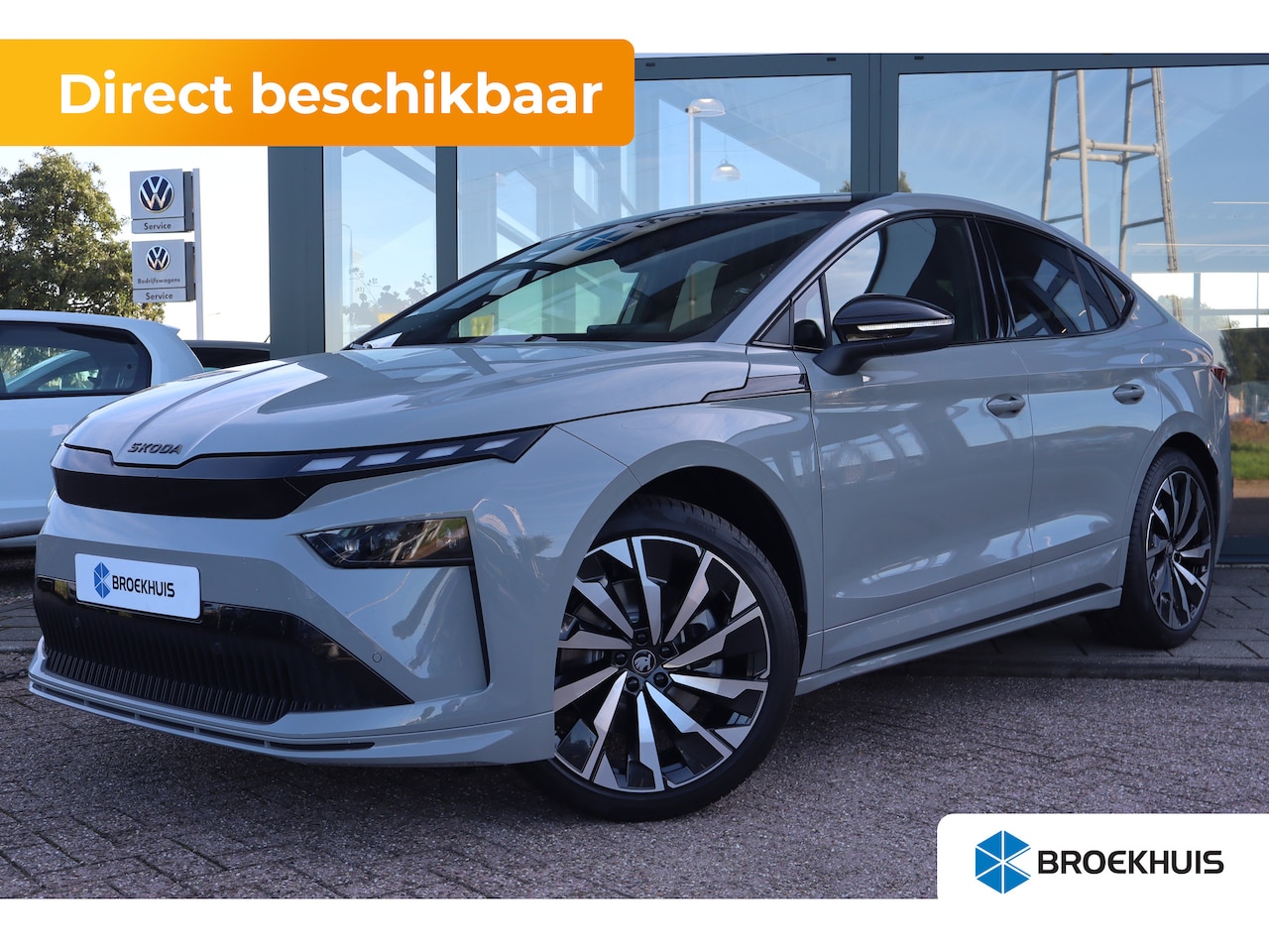 Skoda Enyaq Coupé iV - Sportline 286PK | Chrome interieur accenten | Driving mode select | LED interieurverlichti - AutoWereld.nl