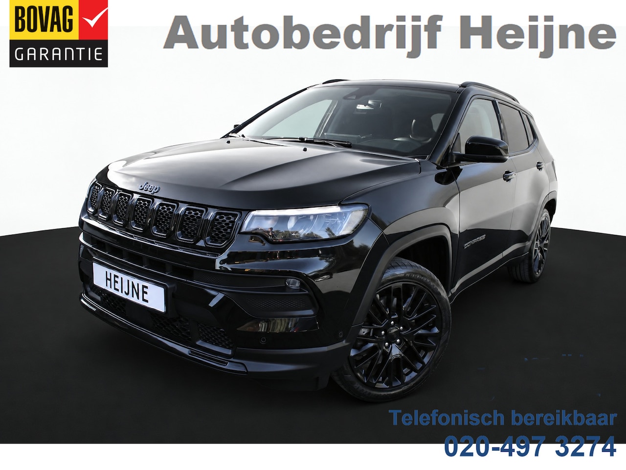 Jeep Compass - 4xe 190 Plug-in Hybrid Electric Night Eagle Aut. NAVI / LEER / CAMERA - AutoWereld.nl