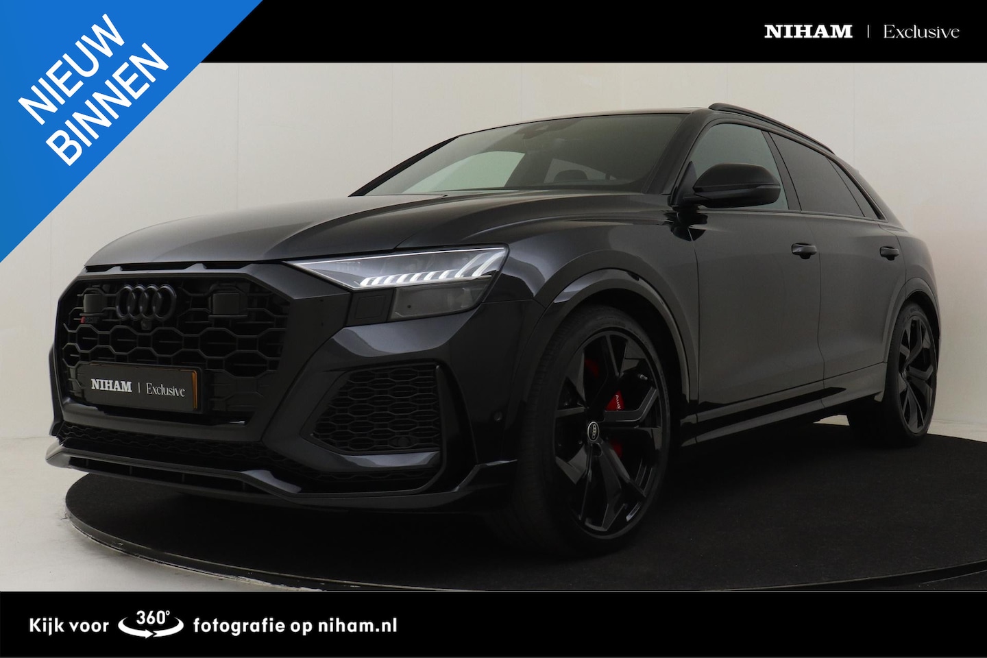 Audi Q8 - 4.0 TFSI RS Q8 QUATTRO -KERAMISCH|B&O|RS DYNAMIC PLUS|PANO.DAK|MASSAGE|GEVENT.LEDER|HEAD-U - AutoWereld.nl