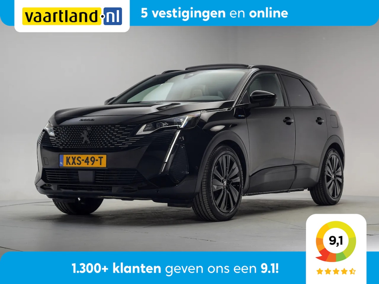 Peugeot 3008 - 1.6 HYbrid 225 GT Pack Business Aut. [ Panoramadak Sfeerverlichting Memory ] - AutoWereld.nl