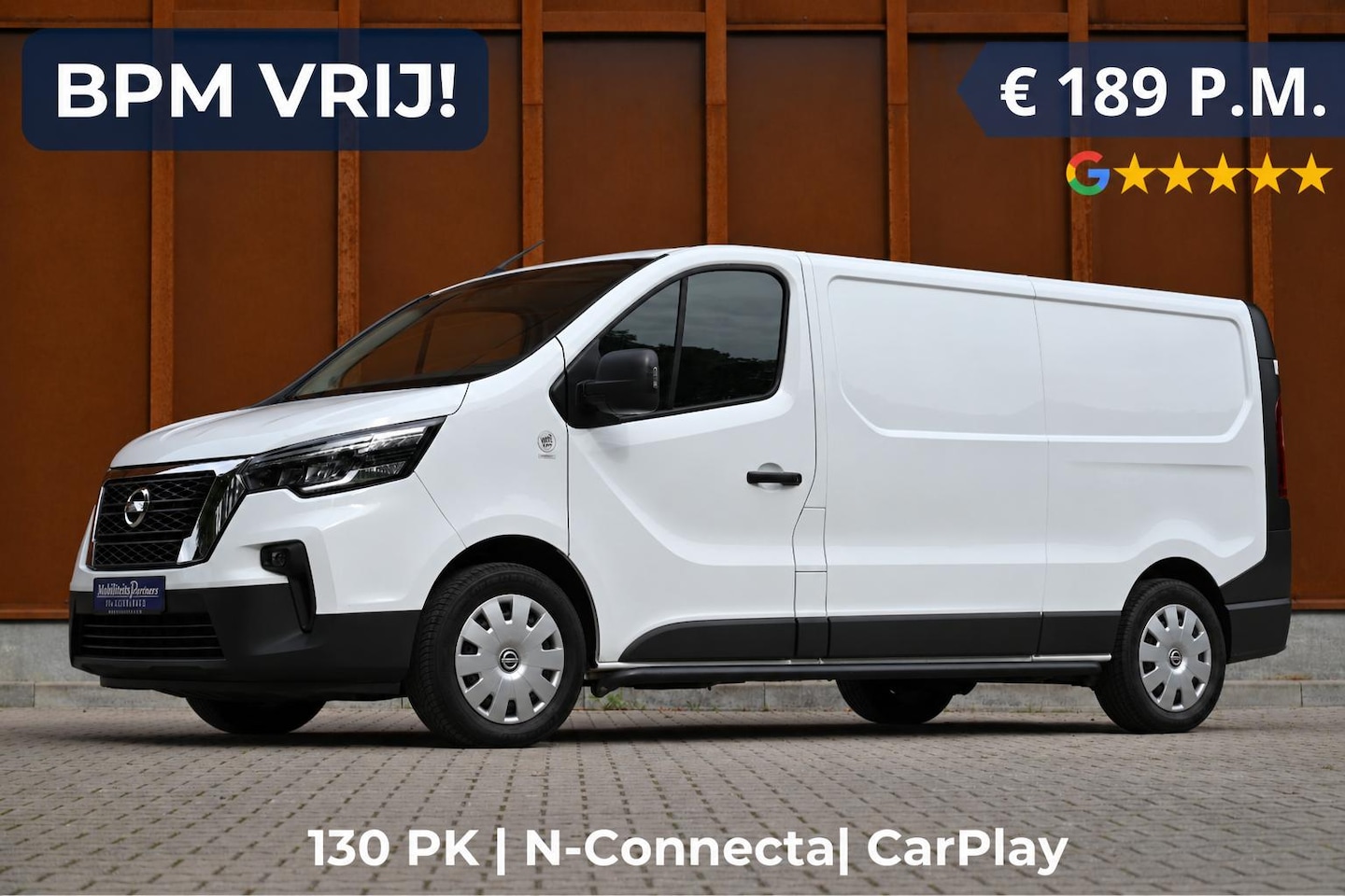 Nissan Primastar - 2.0 dCi 130 L2H1 N-Connecta Navi | Cam | Trek | € 189 p.m. - AutoWereld.nl