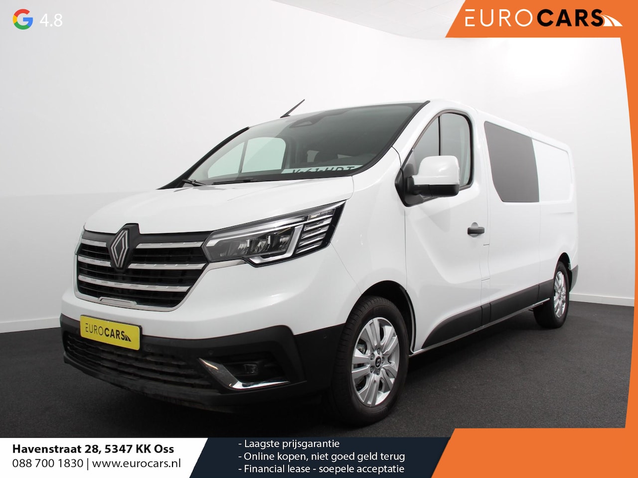 Renault Trafic - 2.0 Blue dCi 150 EDC T30 L2H1 Advance Dubbele cabine Navigatie Airco Lichtmetalen velgen B - AutoWereld.nl