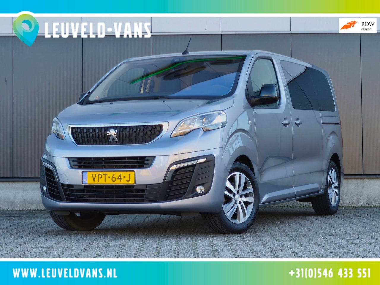 Peugeot Expert - 2.0HDI 180PK 8V AUTOMAAT 2X SCHUIFDEUR CRUISE CLIMA PDC LEER 360° CAM - AutoWereld.nl