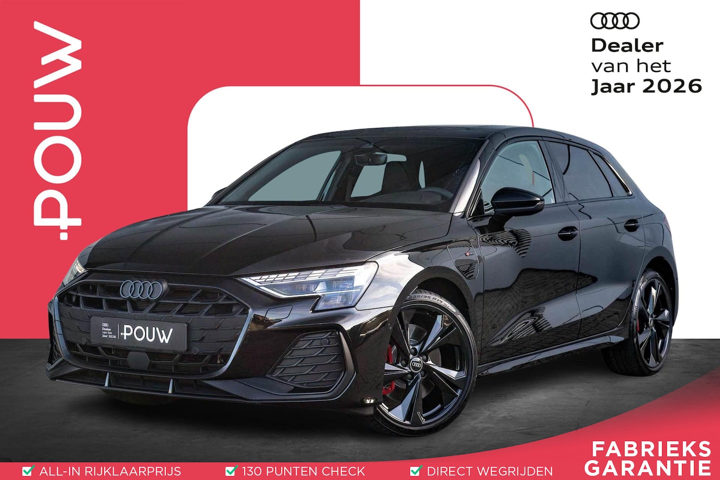 Audi A3 Sportback - 45 TFSIe 272pk S edition Competition | Panoramadak | SONOS | Matrix LED | Leder - AutoWereld.nl
