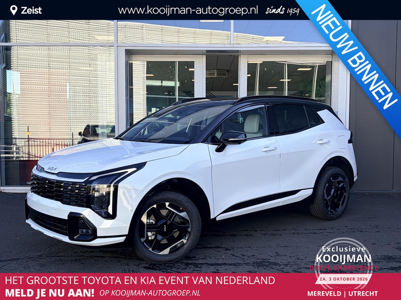 Kia Sportage - 1.6 T-GDi Hybrid GT-PlusLine Rijklaarprijs incl. 4000 euro inruilvoordeel | Two-Tone | Sto - AutoWereld.nl