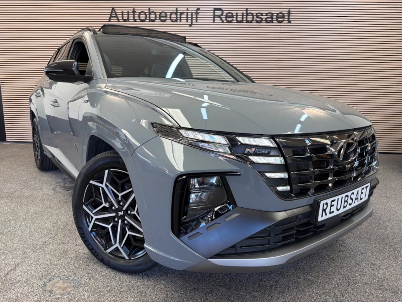 Hyundai Tucson - 1.6 T-GDI N-Line Sky Hybrid Panodak Memory Carplay Incl 12Mnd Garantie - AutoWereld.nl
