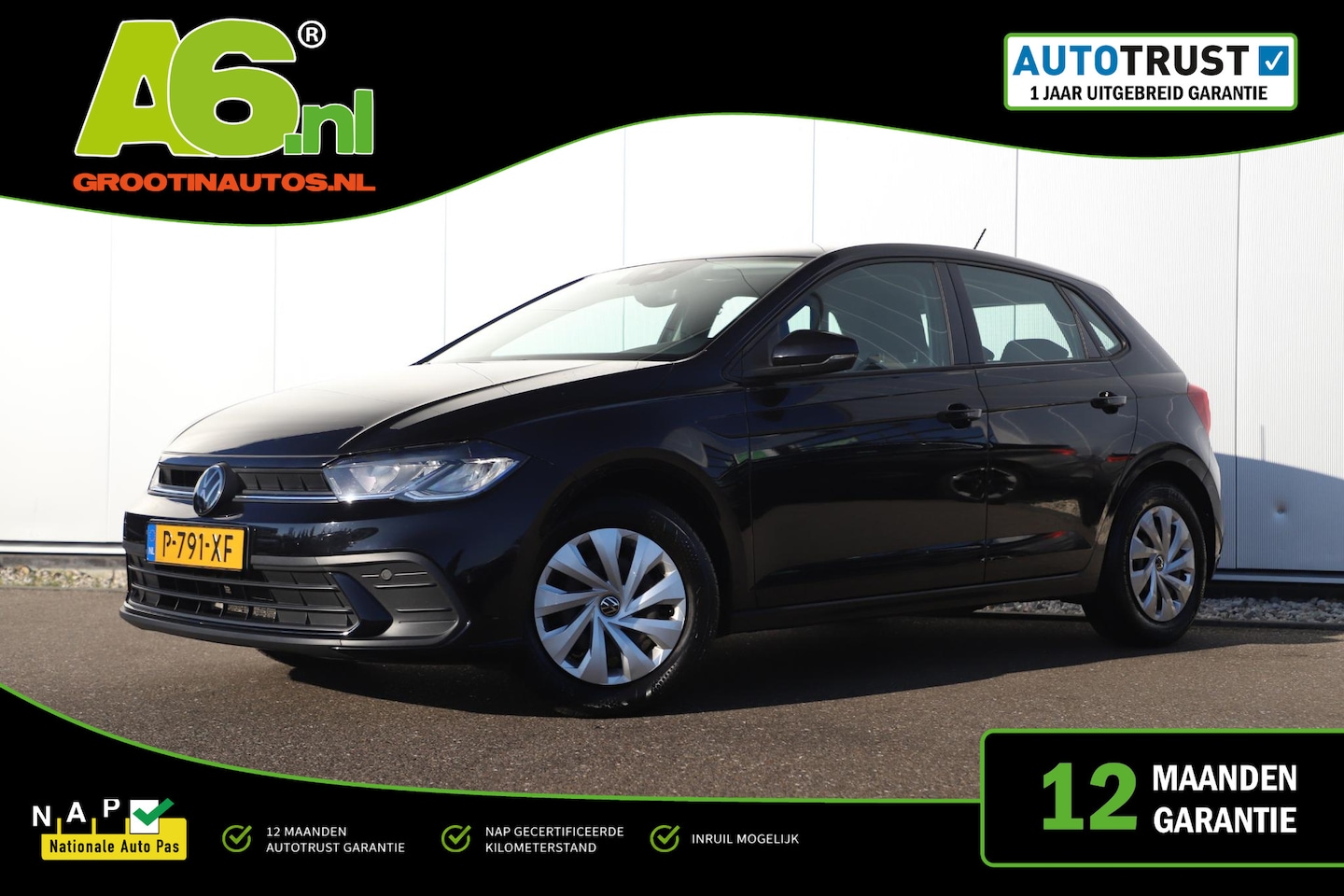 Volkswagen Polo - 1.0 TSI Polo 95PK Nieuw Model! Carplay Android Navigatie Airco Cruise - AutoWereld.nl