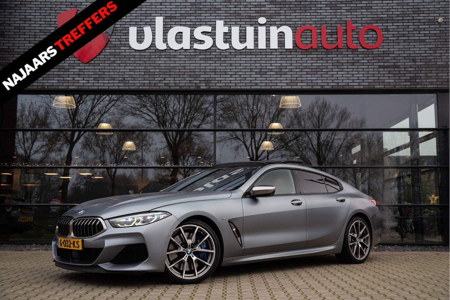 BMW 8-serie Gran Coupé - M850i xDrive High Executive M850i xDrive High Executive 531pk , Frozen Bluestone, Merino, Pano, Adap. Cruise, H&K, Hea - AutoWereld.nl