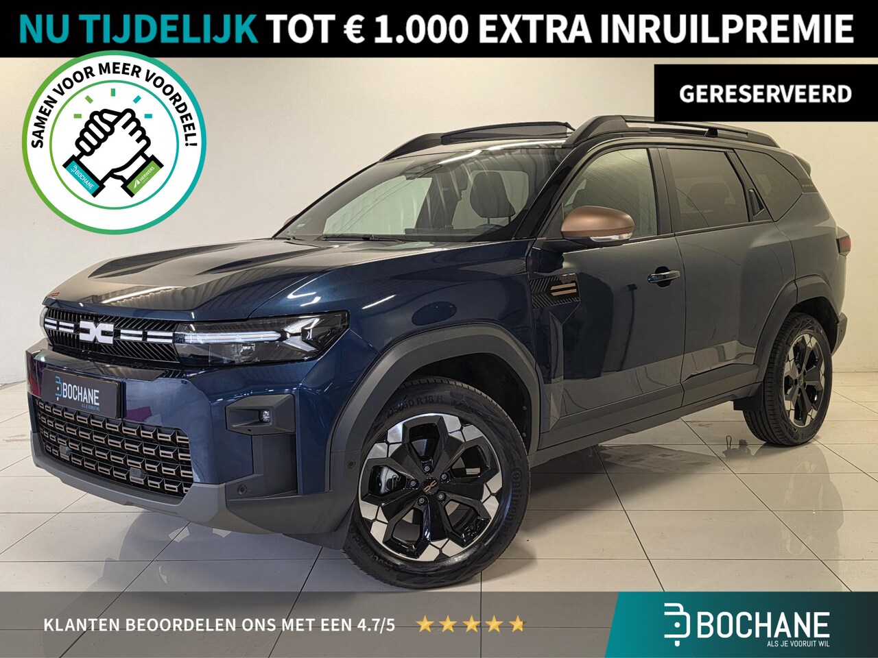 Dacia Bigster - 1.2 Mild Hybrid-G 140 Extreme | Panoramadak | Trekhaak | Pack Winter | - AutoWereld.nl