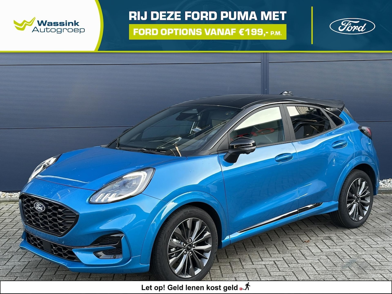 Ford Puma - 125pk Aut Sound Edition Full Options !! v.a 199,- p/mnd met Ford Options - AutoWereld.nl