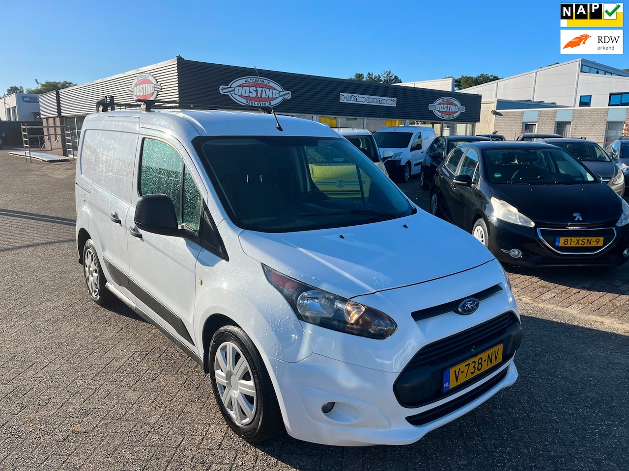 Ford Transit Connect - 1.5 TDCI L1 Trend(st-bekr,schuifdeur,airco,trekhaak,bj18,7499,-) - AutoWereld.nl