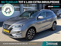 Nissan Qashqai - 1.3 DIG-T Tekna + | BOSE | Leder | Trekhaak | Panoramadak | 360° camera | Stoel- en stuurv
