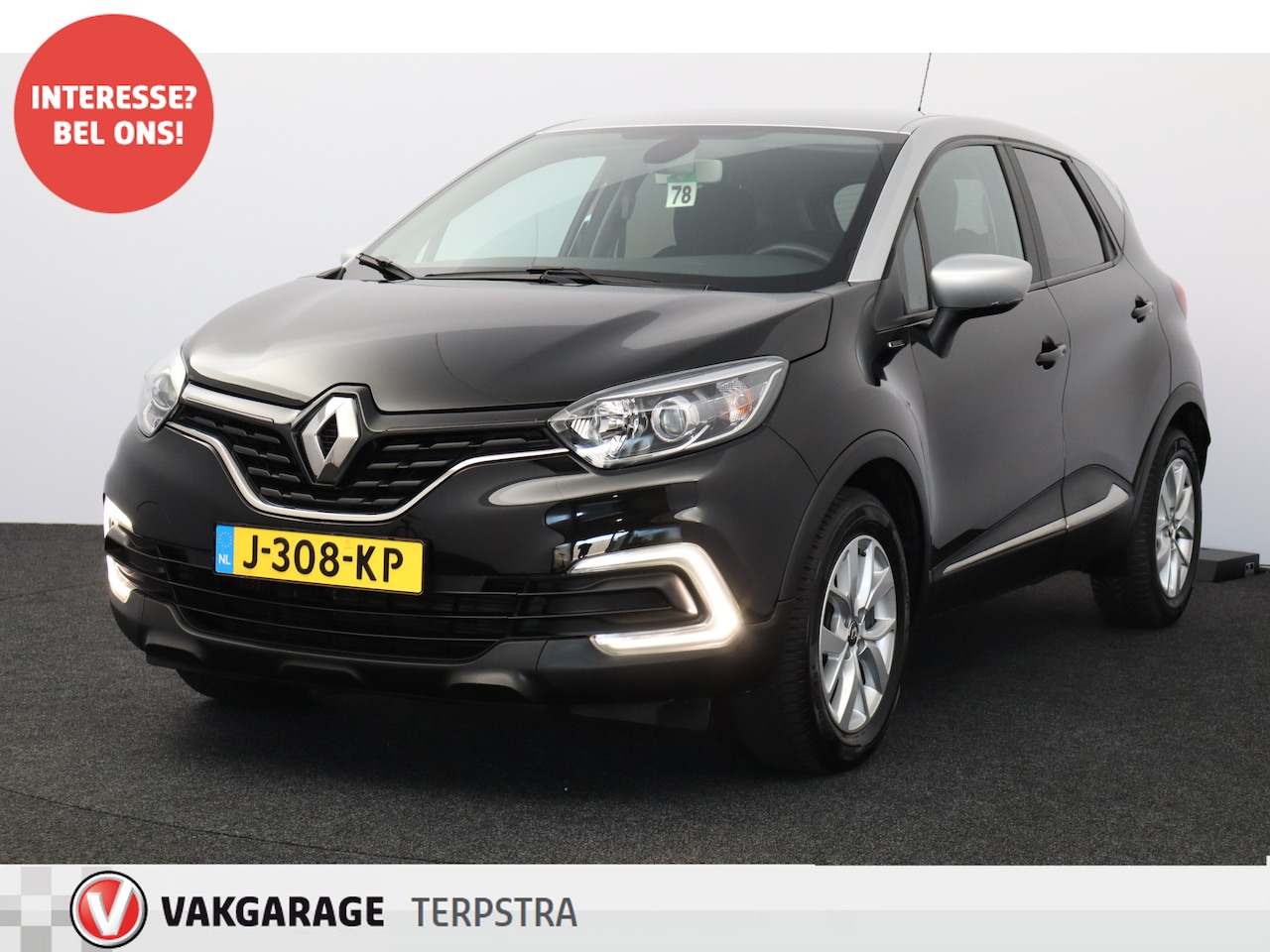 Renault Captur - 0.9 TCe Limited/ LED Dagrijverl./ Apple+Android/ Keyless/ Clima/ Navi/ Cruise/ Bluetooth/ - AutoWereld.nl