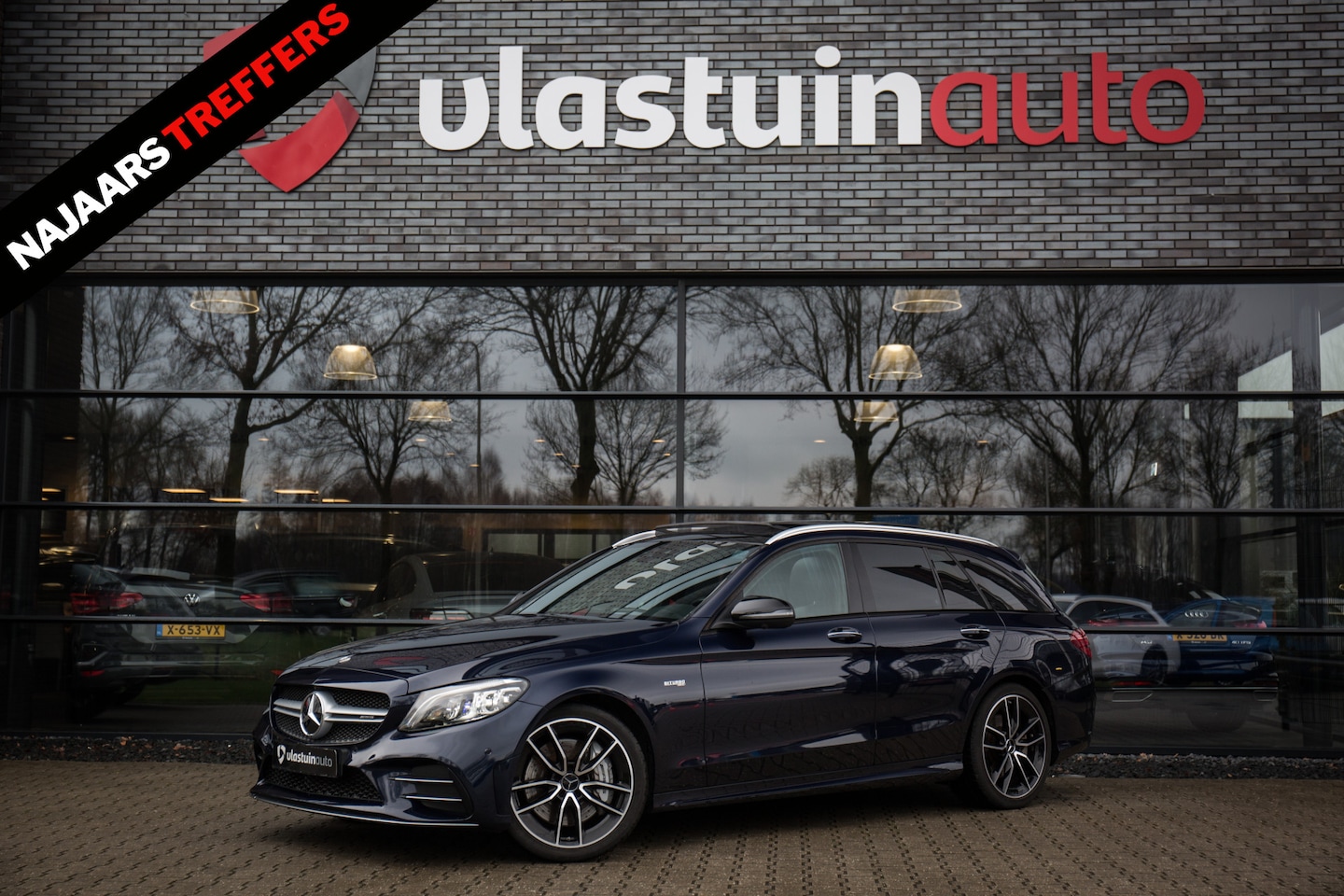 Mercedes-Benz C-klasse Estate - AMG 43 4MATIC Premium Plus Pack , Dealer onderhouden! Panoramadak, Adap. Cruise, 3D camera - AutoWereld.nl