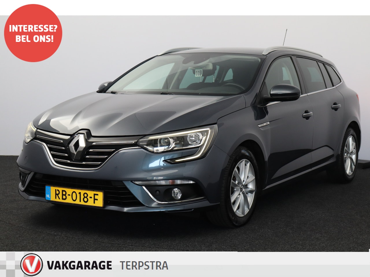 Renault Mégane Estate - 1.5 dCi Eco2 Bose/ D-Riem verv: 126.000 KM!/ Keyless/ Camera/ Dode-Hoek DET./ Half-Leder/ - AutoWereld.nl