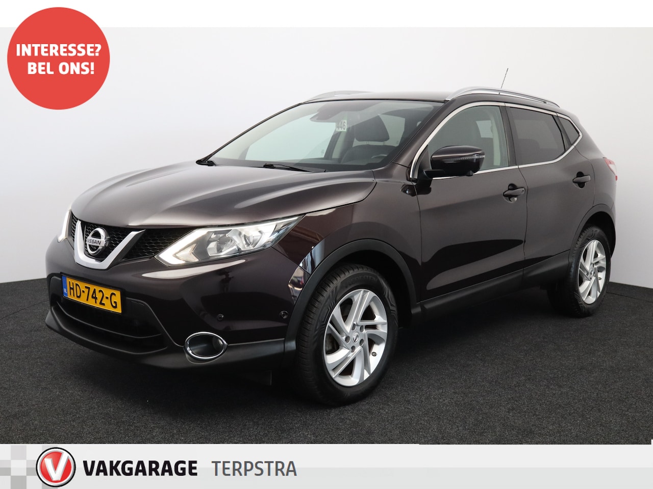 Nissan Qashqai - 1.6 Tekna/ Trekhaak/ 164pk!/ 360° Camera/ Stoelverw./ 19''LMV/ Clima/ Navi/ Cruise/ Blueto - AutoWereld.nl