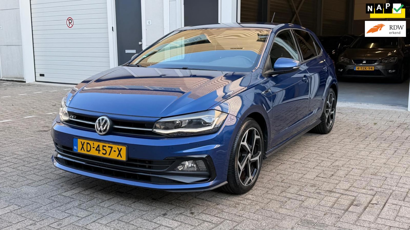 Volkswagen Polo - 1.0 TSI 3xR-line -Key less - LED - Zwarte Hemel - Acc - Drive Select - - AutoWereld.nl