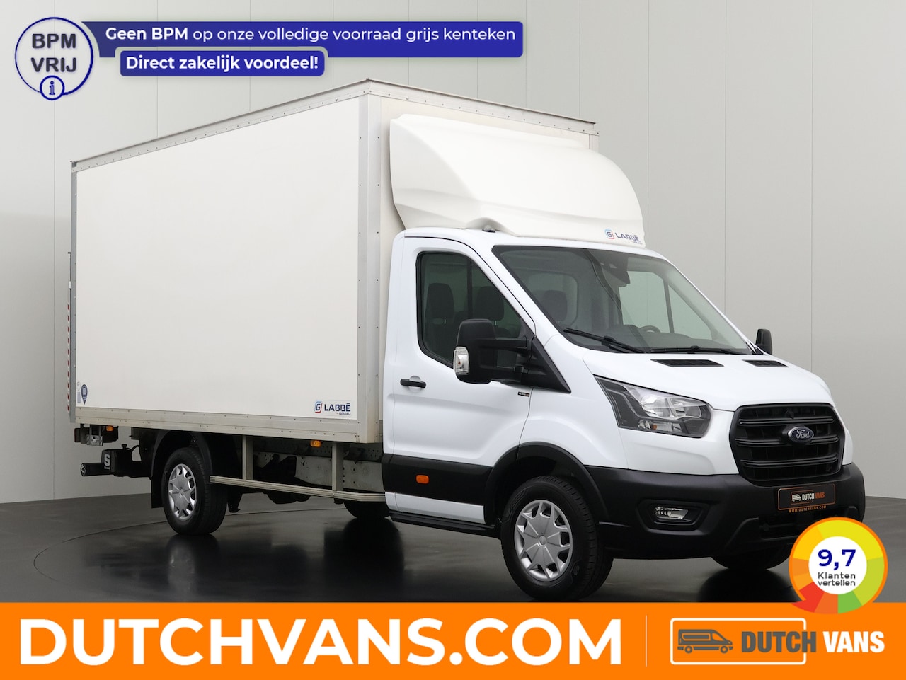 Ford Transit - 2.0TDCi 130PK Bakwagen+Laadklep | Airco | Cruise | 3-Zits | Dakspoiler - AutoWereld.nl