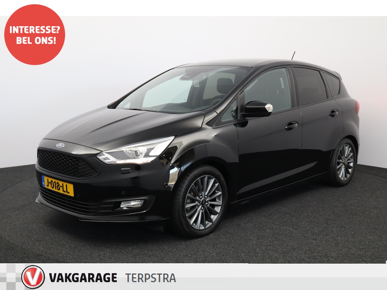 Ford C-Max - 1.0 Titanium Sport/ 17'' LMV/ Bi-Xenon/ Voorruitverw./ Dakspoiler/ Camera/ PDC V+A/ Keyles - AutoWereld.nl