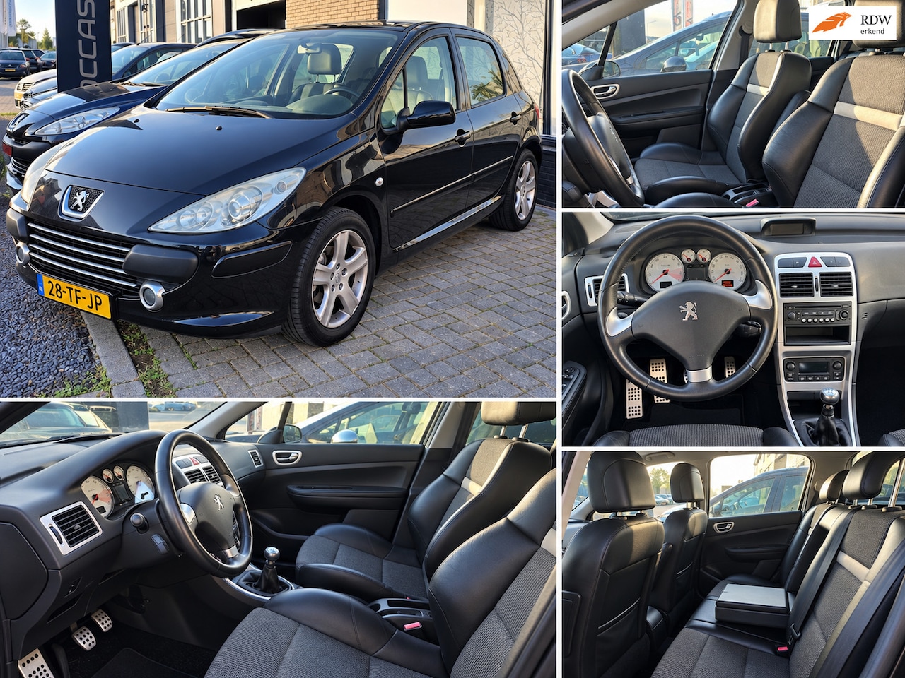 Peugeot 307 - 2.0-16V XSI 140PK! 5-deurs Leder/stof Climate Cruise LM-Velgen NAP APK - AutoWereld.nl
