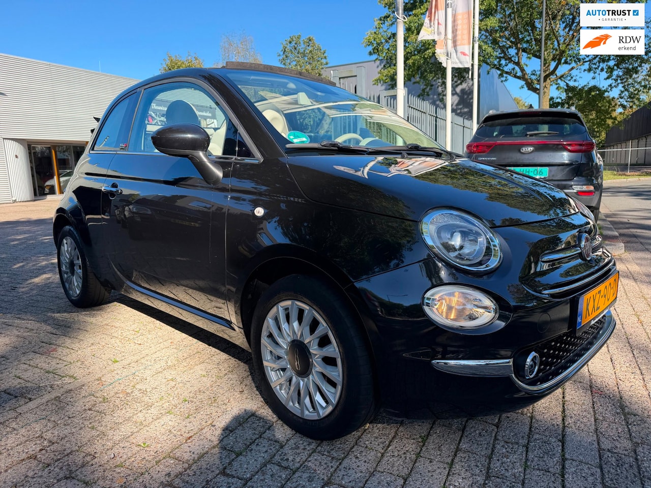 Fiat 500 C - 1.2 Lounge exclusive , airco, cruise, elec pakket, xenon-led, pdc, nwe apk, dealer onderho - AutoWereld.nl